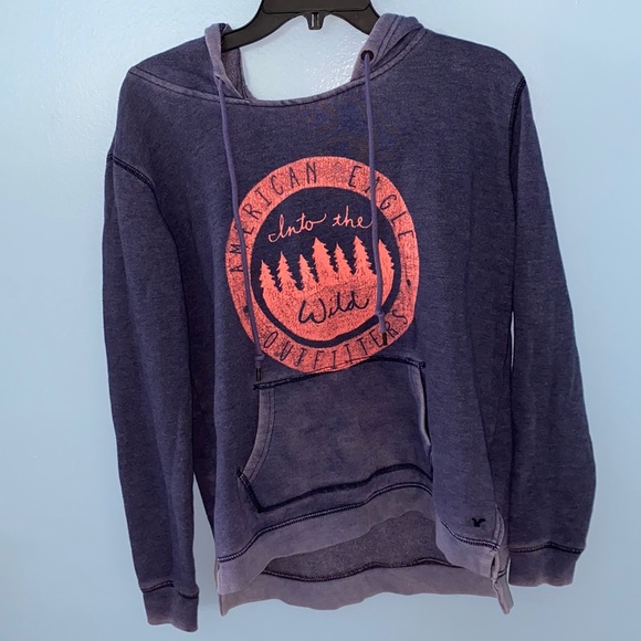 Small Navy Hoodie from American Eagle - Picture 1 of 2